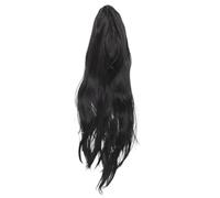 SUPVOX Parrucca Lunga da Fantasma di Halloween Nera da Costume Adulto, Accessorio Cosplay per Feste in Maschera, Materiale Resistente per Travestimenti Paurosi