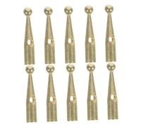 SUPVOX Perline di Coda per Ombrello in Metallo Dorato, 10 Pezzi per Riparazione e Personalizzazione di Ombrelli da Giardino, Facili da Installare e Versatili per Manuali