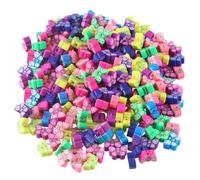 SUPVOX Perline Farfalle in Argilla Polimerica 11mm Miste, Set Circa 100 Pezzi per Braccialetti e Collane Fai da Te, Accessori Decorativi per Gioielli e Artigianato Colore Casuale