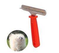 SUPVOX Pettine Per Animali Domestici Anti-nodi Impugnatura Ergonomica, Spazzola Per Toelettatura Cani e Gatti, Strumento Delicato Per Rimuovere Peli Morti e Districare Nodi, Adatto a Tutte Le Razze