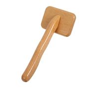 SUPVOX Pettine Per Toelettatura Sostenibile Legno Spazzola Per Cani e Gatti Strumento Di Grooming Ergonomico Per Razze Come Barboncino e Retriever Rimuove Pelo Eccesso Senza Danneggiare