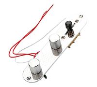 SUPVOX Piastra Di Controllo Pre-cablata Con Cablaggio Per Chitarra Elettrica Circuito Metallico Patternato Per Volume e Tono Compatibile Con Vari Modelli