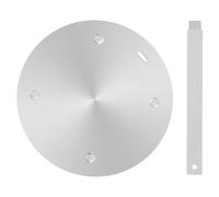SUPVOX Piastra Diffusore di Calore Adattatore Resistente e Pratico in Acciaio Inossidabile per Fornello a Induzione per Cucina Gas