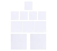 SUPVOX Piastrelle Termoadesive in Ceramica 10 Pezzi Set Piastrelle Decorative Vuote 10X10-15X15-20X20 CM Materiali Resistenti per Fai da Te Interni ed Esterni per Sottobicchieri e