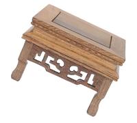 SUPVOX Piedistallo in Legno per Fioriere Supporto Decorativo e Stabile per Esposizione Piante in Casa e Ufficio Base Media