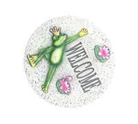 SUPVOX Pietre di Benvenuto per Giardino in Cemento Design Decorativo, Pietre a Gradini per Prato e Cortile, Ornamenti Esterni per Decorazione del Patio e Paesaggio