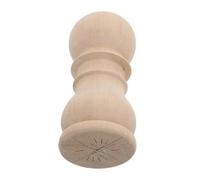 SUPVOX Pinnacoli Decorativi in Legno Massello Grezzo 16x7 Cm per Montanti del Letto, Copriletto e Balaustre Scale, Terminali Artigianali per Decorazioni Fai da Te in Stile Rustico