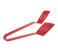 SUPVOX Pinza da Cucina in Silicone 28,5x7 Cm Multifunzionale per Barbecue e Fritti, Spatola Girevole Resistente Monoblocco, Accessorio Essenziale per Chef e Grigliate All’aperto