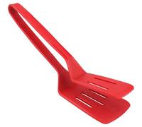 SUPVOX Pinza da Cucina Multifunzionale in Silicone per Barbecue e Cucina, Spatola Girevole Antiscivolo 28,5x7 Cm, Resistente per Girare Carne, Pesce e Pane, Utensile da Portata per Uso