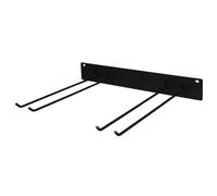 SUPVOX Porta Attrezzi da Giardino in Ferro da Parete Organizer Pesante per Rastrelli e Scope Supporto Salvaspazio per Garage e Esterni Montaggio Muro Robusto e Versatile