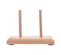 SUPVOX Porta Rocchetti in Legno Doppio Mini Porta-Filo per Cucito e Ricamo Organizer per Nastri da Cucito Compatto Salvaspazio Supporto Stabile per Quilting e Perline