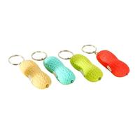 SUPVOX Portachiavi 10 in Plastica Creativo a Forma di Arachide Pendenti Accessori Moda della Mamma Colore Casuale per Borse