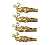 SUPVOX Portachiavi Con Fischietto in Rame Per Attività Allaperto Fischietto Di Emergenza Portatile Per Escursionismo Campeggio E Sport