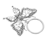 SUPVOX Portachiavi Farfalla in Lega di Zinco Grande Ciondolo Decorativo per Zaino e Borsa Accessorio Leggero e Resistente per e Adulti