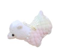 SUPVOX Portachiavi in Peluche Ciondolo Alpaca Peluche Decorazione Portachiavi Ciondolo Per Zaino Imbottito Morbido