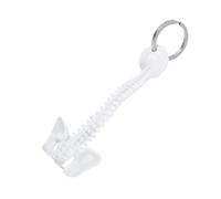 SUPVOX Portachiavi Miniatura di Colonna Vertebrale in Plastica Bianca, Decorativo e Resistente, per Uomini, Adatto a Telefoni Cellulari e Borse