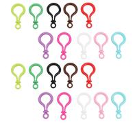 SUPVOX Portachiavi Professionale Moschettone in Plastica Set da 32 Pezzi Colorati Portachiavi Multifunzione Leggero e Resistente per Chiavi Fai da Te e Accessori Colore Colore Casuale