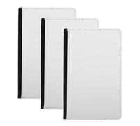 SUPVOX Portafoglio Porta Carte in Pelle Pu 3 Pezzi Portadocumenti da Viaggio Organizer di Stoccaggio e Titolare Passaporto Nero per Accessori da Viaggio