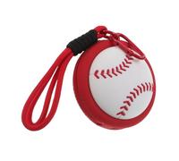 SUPVOX Portamonete Silicone Forma di Baseball con Portachiavi Mini Pochette Sportiva Resistente e Morbida per Monete Auricolari e Organizer Borsetta Compatta da Viaggio e Quotidiana