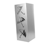 SUPVOX Portaombrelli in Metallo con Design Intagliato Secchio Ombrelli da e Ufficio Organizer per Ombrelli con Funzione Asciugatura Supporto Riutilizzabile per Bastoni da