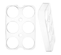 SUPVOX Portauova 6 o 8 Scomparti per Frigorifero 2 Pezzi in Plastico Facile da Pulire, Compatibile Vari Modelli, per Cucina e Casa