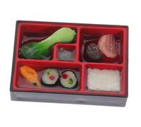 SUPVOX Pranzo Fast Food Mini Miniatura Accessorio Casa Delle Cibo In Miniatura Casa Delle Cucina Miniatura Cose Mini