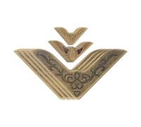 SUPVOX Protezione Angolare in Metallo per Libri e Album Vintage Set da 12 Pezzi di Angoli Decorativi Resistenti per Scrapbooking Protezione Angoli di Quaderni e Cartelle