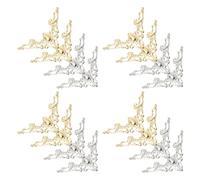 SUPVOX Protezione Angolare in Metallo Vintage per Album e Libri Set 80 Pezzi Copri Angoli in Ferro per Scrapbooking Decorazione Resistente per Album Fotografici e Diari