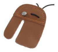 SUPVOX Protezione Dita Tiro con Arco in Pelle di Bovino Doppia Membrana Paracalli Morbido e Antiscivolo per Caccia e Allenamento Accessorio Essenziale per Arcieri di Tutti