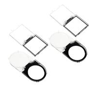 SUPVOX Protezione per Pulsanti Ascensore 4 Pezzi in Plastica Trasparente Copertura Interruttore PC Antitocco Accidentale Sicurezza per Lavatrice e Lavastoviglie Facile da Installare e