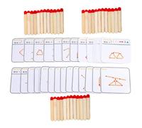 SUPVOX Puzzle in Legno per Anni Educativo e Abilità con Superficie Liscia per Allenamento Cognitivo e Coordinazione Manuale