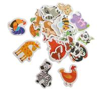SUPVOX Puzzle per con Animali Colorati Educativo Montessori per Sviluppo e Coordinazione Manuale Puzzle per Prescolare