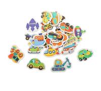 SUPVOX Puzzle Per Ragazzo Puzzle Traffico Riutilizzabile Giocattolo Educativo Ai Anni Capacità Pratiche e