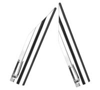 SUPVOX Raschietto per Briciole da Tavolo in Acciaio 304, Set 2 Pezzi Clip di Sicurezza, Utensile da Pasticceria per Pulizia in Bar e Ristoranti