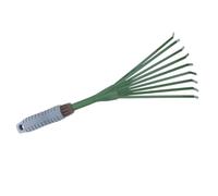 SUPVOX Rastrellino da Denti Addensato con Impugnatura Antiscivolo Strumento Resistente per Pulizia Foglie e Escrementi Animali e Cortile