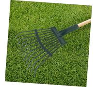 SUPVOX Rastrello da Giardino Portatile in Metallo con Denti per Foglie e Sarchiatura Multiuso per Orto e Giardinaggio Strumento Leggero per Lavori di Sradicamento e Livellamento del