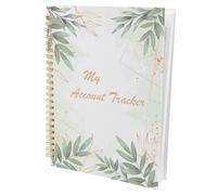 SUPVOX Registro degli Assegni 1 Libro Contabile per Gestione Finanziaria Personale e Aziendale, Tracker di Valuta Compatto Registro delle Spese e Pianificatore Obiettivi