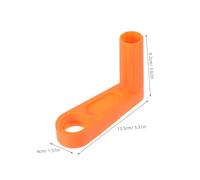 SUPVOX Ricambio Avvolgitubo in Plastica Maniglia Sostitutiva per Carrello Avvolgitubo Facile Installazione e Accessorio Pratico per Irrigazione Outdoor Arancione