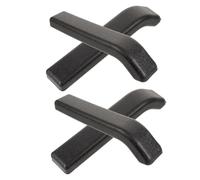 SUPVOX Ricambio Braccioli per Sedia a Rotelle 4 Pezzi in Plastica Abs Resistente All’usura, Copri Cuscini Ergonomici per Ausili Mobilità Manuale, Sostituzione Facile senza Attrezzi