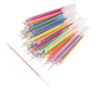 SUPVOX Ricariche per Penne Gel 48 Pezzi Colorate Glitter, Pastello e Fluorescente, Ricariche per Penne Sostitutive per Studio e Ufficio, Set Completo per Scrittura Scorrevole e Creativa