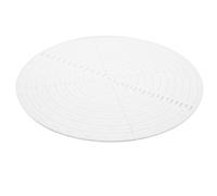 SUPVOX Righello di Centraggio in Acrilico 10 Pollici, Modello Rotondo Trasparente per Quilting e Patchwork, Strumento di Disegno per Cucito con Marcature Precise e Funzione Centro