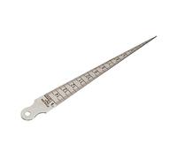 SUPVOX Righello di Misurazione Facile da Usare in Acciaio Nero per Chitarra Portatile, per Misurare Spazi 1-15mm tra Ponte e Corde