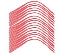 SUPVOX Sacchetti di Rete Riutilizzabili in Nylon Rosso 100 Pezzi, Resistenti allo Strappo, per Frutta e Noci, Alternativa Ecologica a Sacchetti di Plastica