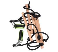 SUPVOX Scala Corda in Legno per Arrampicata Sicura all Montaggio Facile per Letti e Giochi da Giardino Sviluppo Coordinazione e Motorie