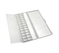 SUPVOX Scatola la Miscelazione dei Colori 24 Scomparti Pieghevole Coperchio, Custodia per Acquerelli per Artisti e Studenti, Vassoio Portatile per Pigmenti Adatto a Pittura Creativa