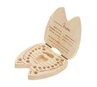 SUPVOX Scatola Per Denti Da Latte e Ricordi Bambino, Porta Dentini Scomparti Etichettati e Protezione Antipolvere, Custodia Personalizzata Per Conservare i Primi Dentini Dei Bambini