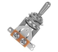 SUPVOX Selettore Pickup a Levetta Gn118 Argento Per Chitarra Elettrica Con Interruttore Commutare, Dado Di Montaggio Zigrinato e Punta Sostituibile Per Controllo Tono