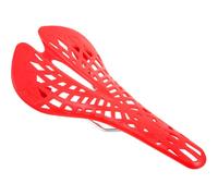 SUPVOX Sella per Mountain Bike in Plastica Rossa Comoda e Facile da Rimuovere, Accessorio Ciclismo Resistente dal Design Semplice alla Moda