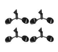 SUPVOX Sensore del Vento Anemometro a Tre Tazze 4 Pezzi in ABS Resistente alle Intemperie Tazze di Ricambio, Monitoraggio della velocità del Vento per Stazione Meteorologica e Banderuole