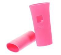 SUPVOX Set 1 Custodia in Silicone Rosa per Microfono Bbs U-666b Protezione Antivento e Antigraffio Custodia Leggera per Ktv e Bar